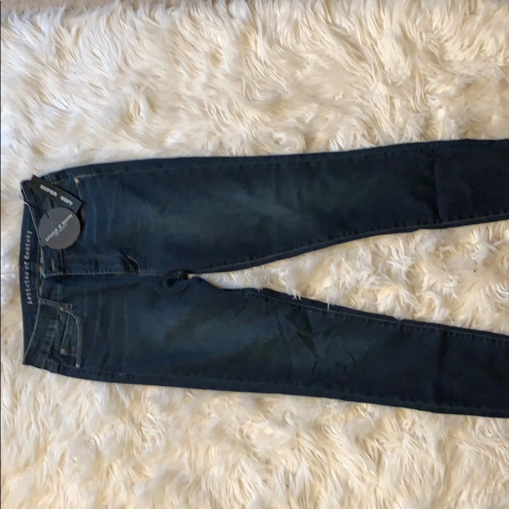Articles of Society Dark Wash hi-Rise Skinnies